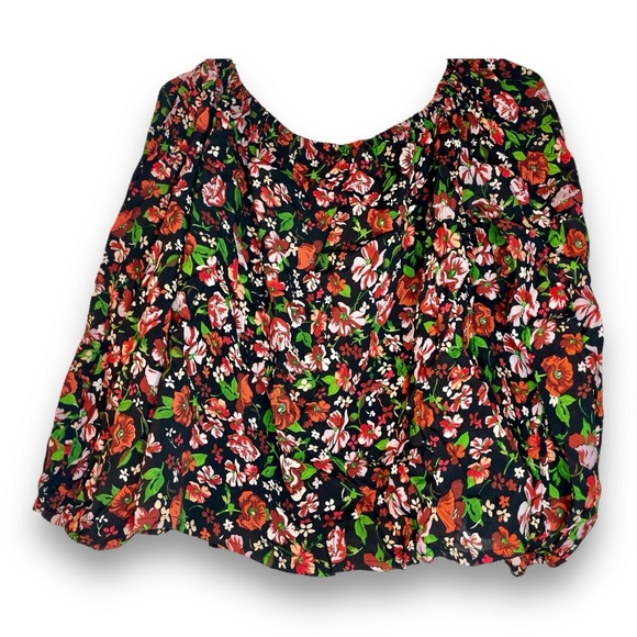 Floral Off the shoulder H&M Top - Picture 2 of 4